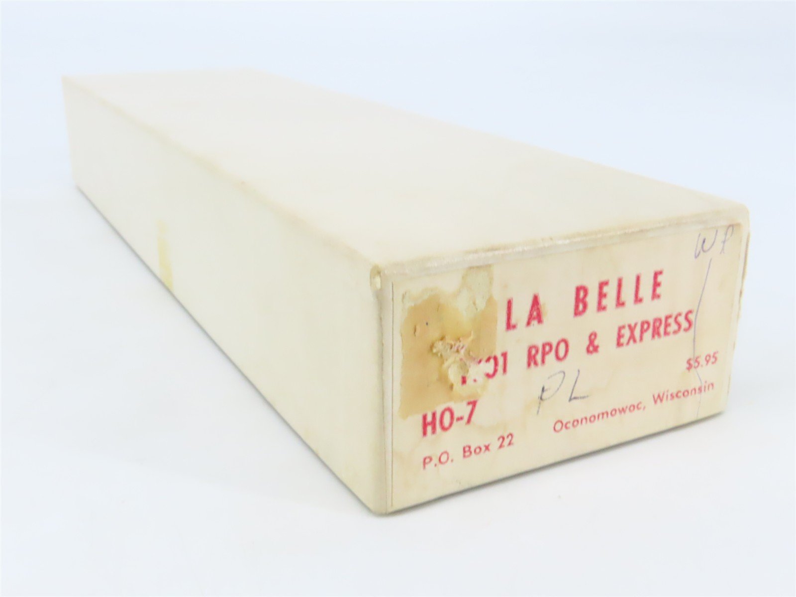 HO Scale LaBelle Craftsman Kit #HO-7 Undecorated 1901 RPO/Express Passenger Car