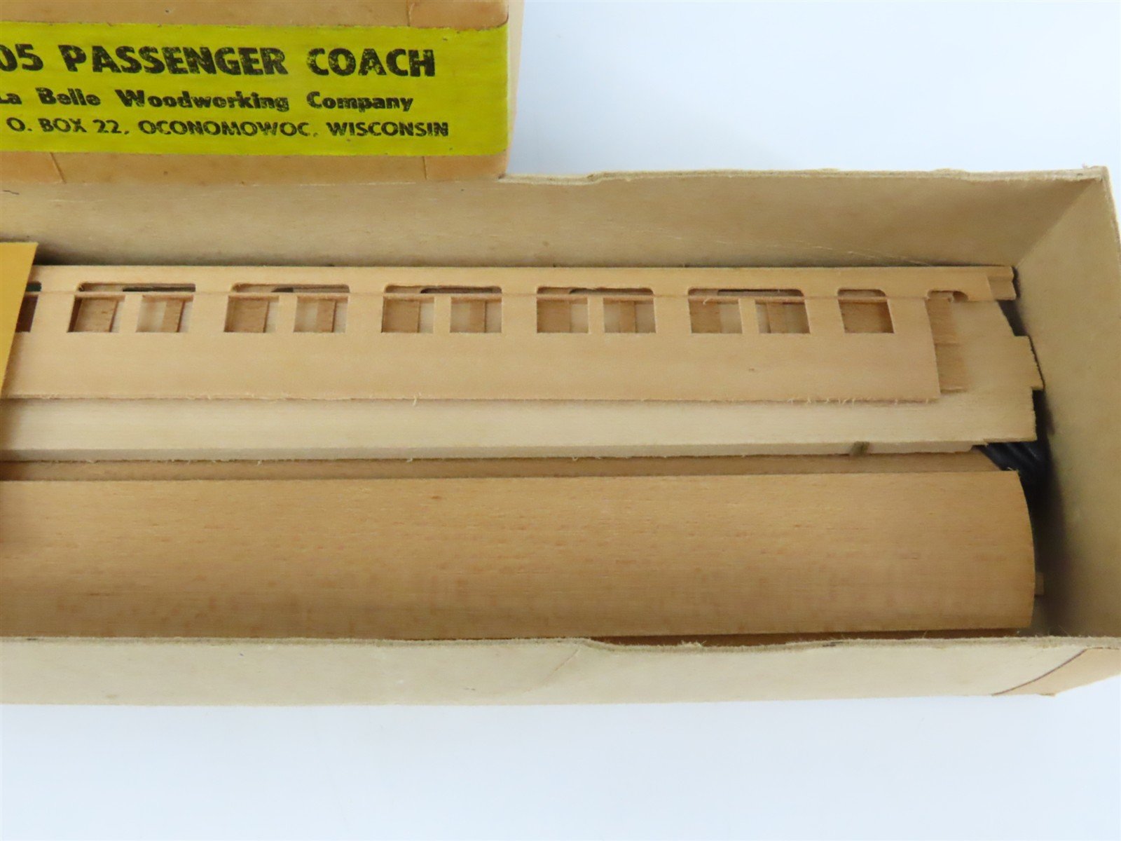 HO Scale LaBelle Craftsman Kit Undecorated 1905 Coach Passenger Car