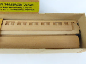 HO Scale LaBelle Craftsman Kit Undecorated 1905 Coach Passenger Car