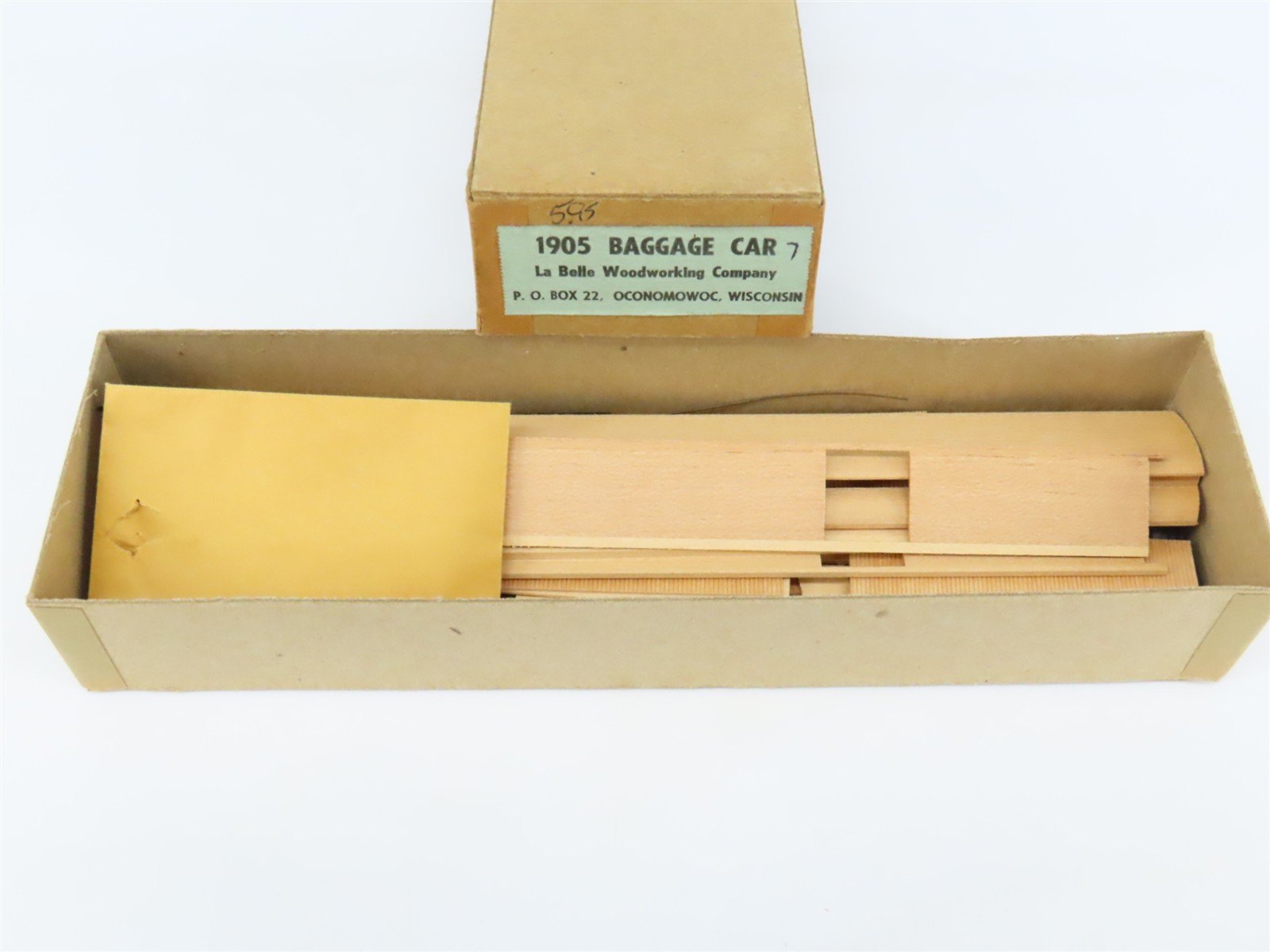 HO Scale LaBelle Craftsman Kit Undecorated 1905 Baggage Passenger Car