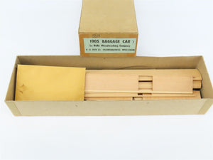 HO Scale LaBelle Craftsman Kit Undecorated 1905 Baggage Passenger Car