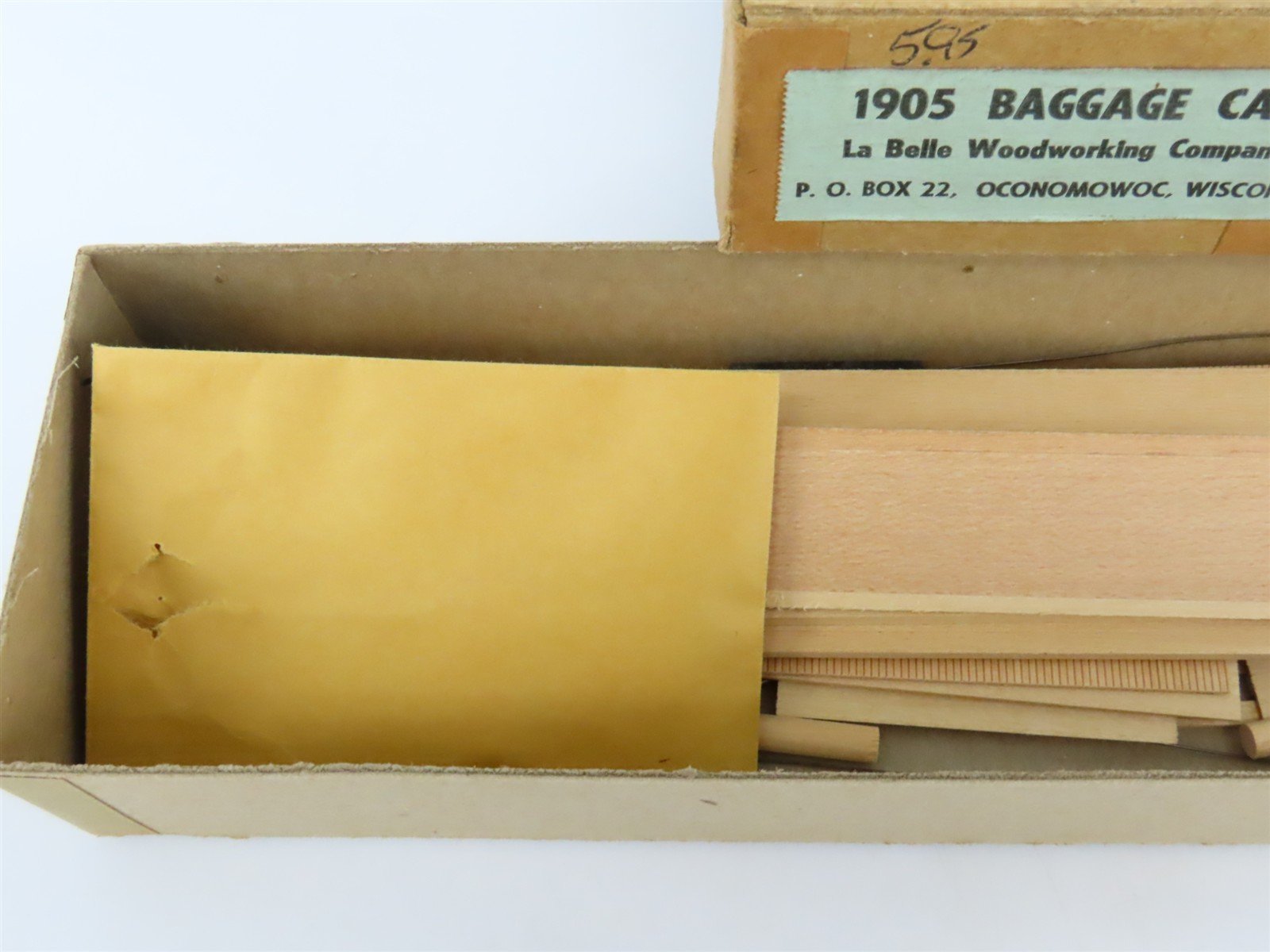 HO Scale LaBelle Craftsman Kit Undecorated 1905 Baggage Passenger Car
