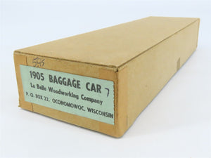 HO Scale LaBelle Craftsman Kit Undecorated 1905 Baggage Passenger Car