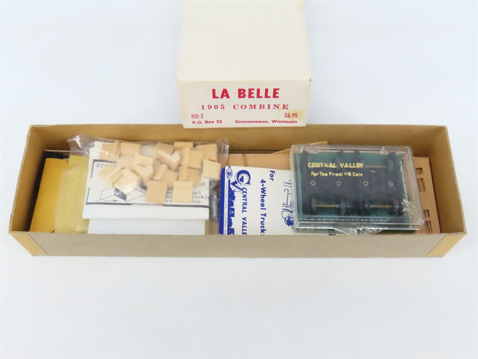 HO Scale LaBelle Craftsman Kit #HO-2 Undecorated 1905 Combine Passenger Car