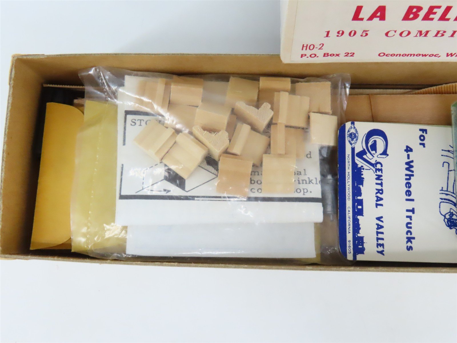 HO Scale LaBelle Craftsman Kit #HO-2 Undecorated 1905 Combine Passenger Car