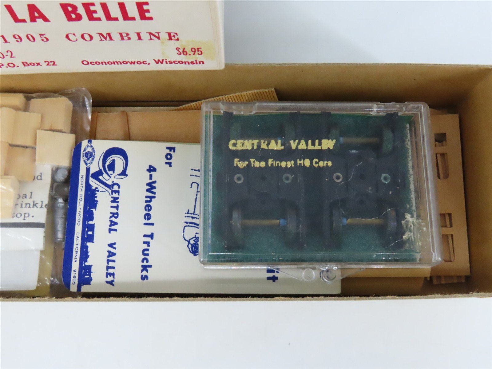HO Scale LaBelle Craftsman Kit #HO-2 Undecorated 1905 Combine Passenger Car
