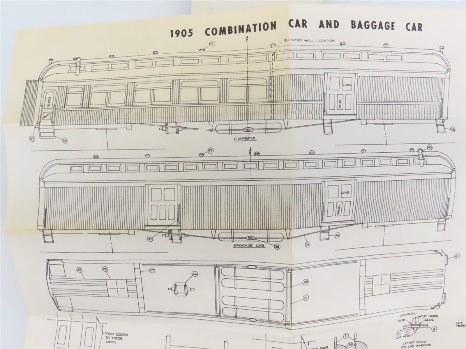 HO Scale LaBelle Craftsman Kit #HO-2 Undecorated 1905 Combine Passenger Car