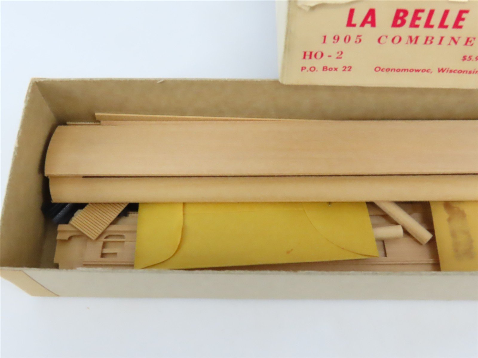 HO Scale LaBelle Craftsman Kit #HO-2 Undecorated 1905 Combine Passenger Car