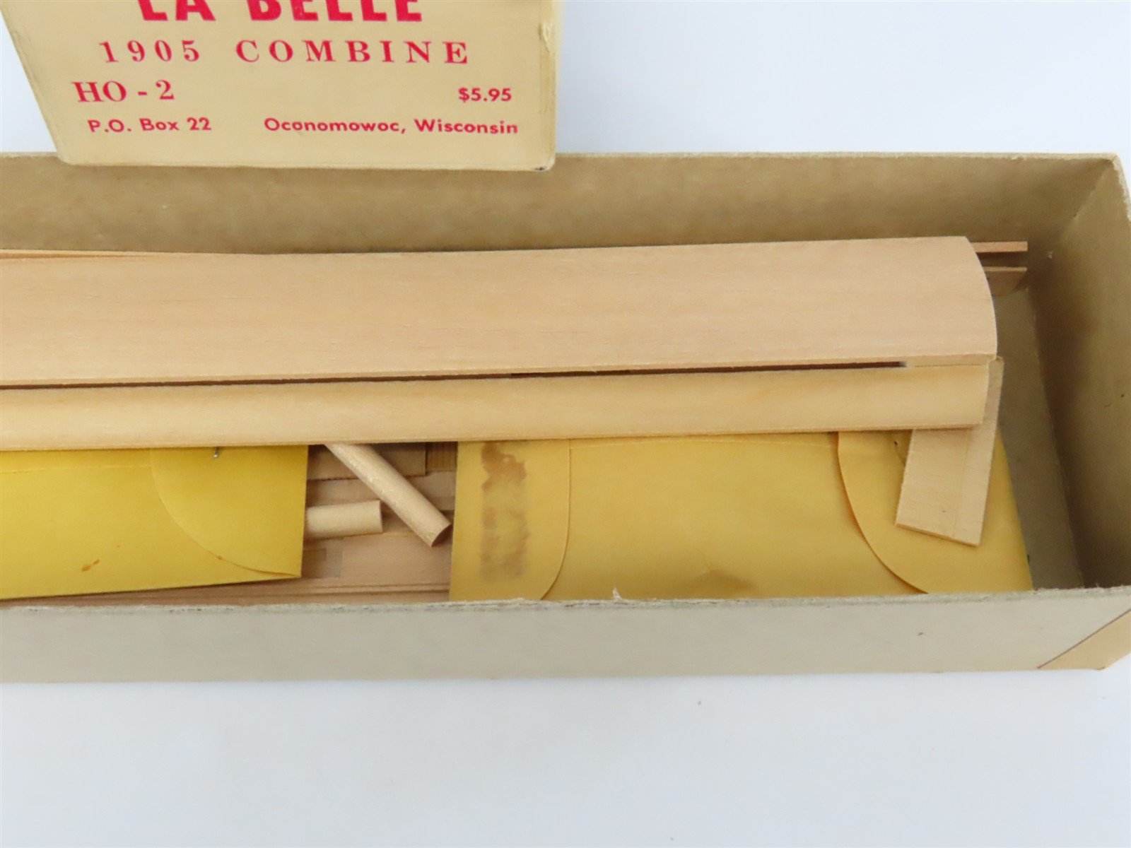 HO Scale LaBelle Craftsman Kit #HO-2 Undecorated 1905 Combine Passenger Car