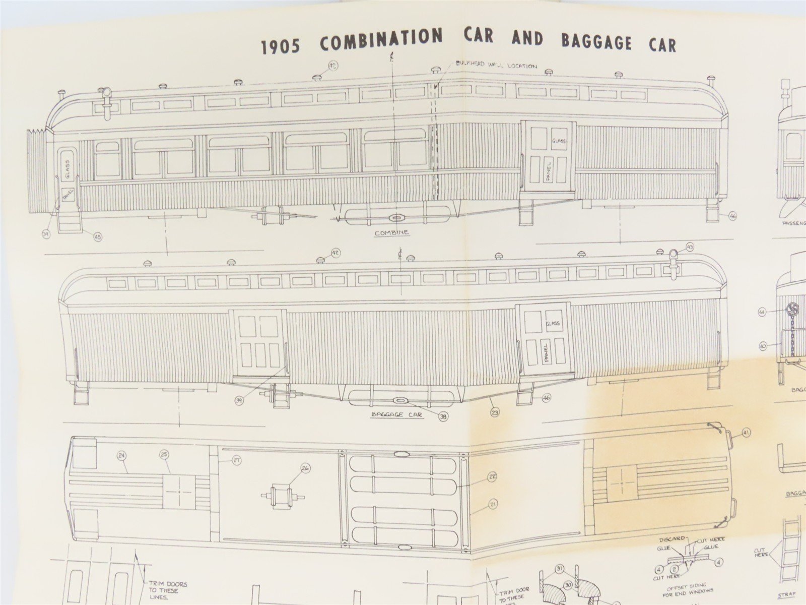 HO Scale LaBelle Craftsman Kit #HO-2 Undecorated 1905 Combine Passenger Car