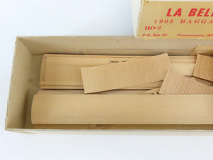 HO Scale LaBelle Craftsman Kit #HO-3 Undecorated 1905 Baggage Passenger Car