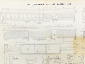 HO Scale LaBelle Craftsman Kit #HO-3 Undecorated 1905 Baggage Passenger Car