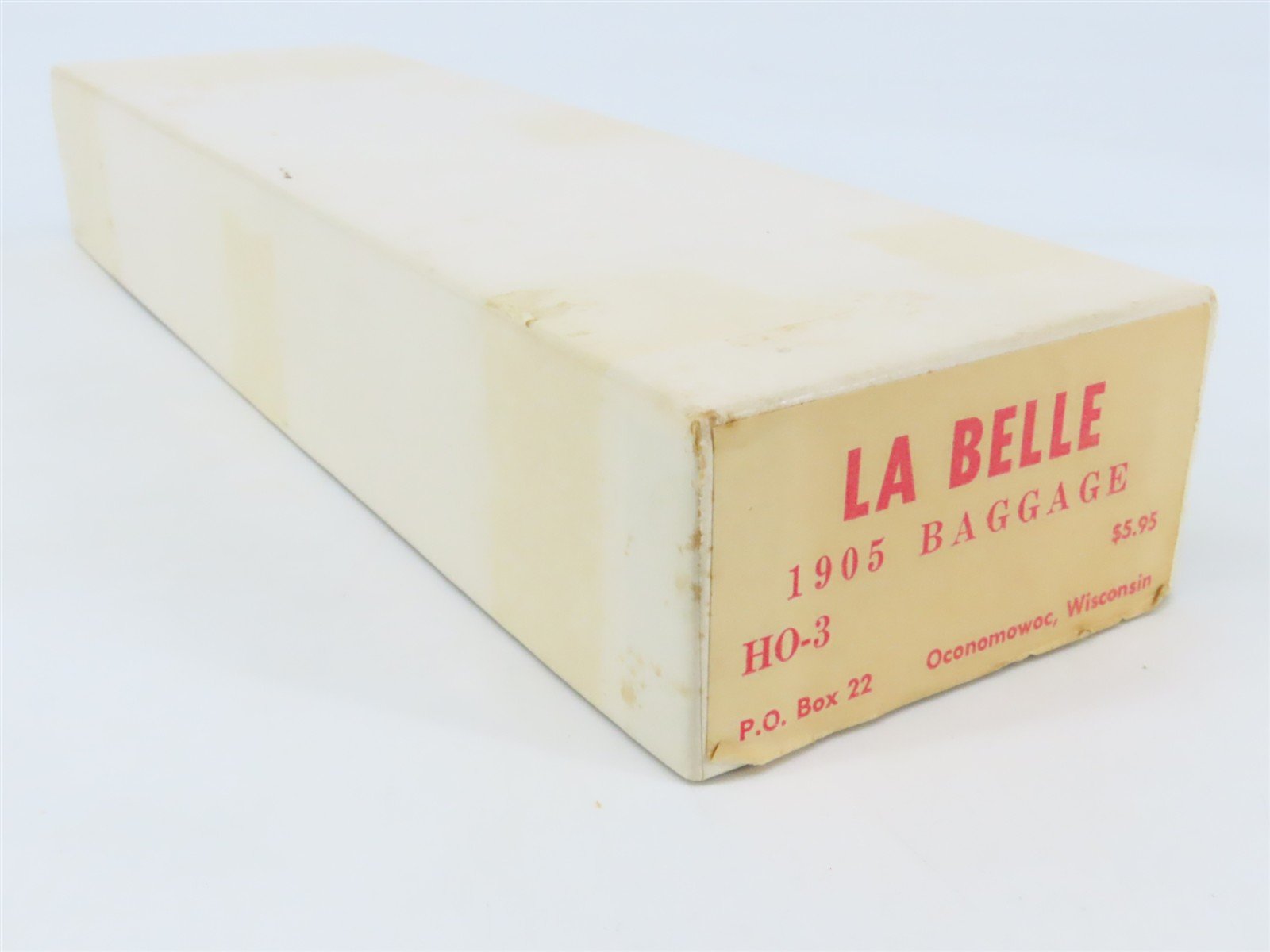 HO Scale LaBelle Craftsman Kit #HO-3 Undecorated 1905 Baggage Passenger Car