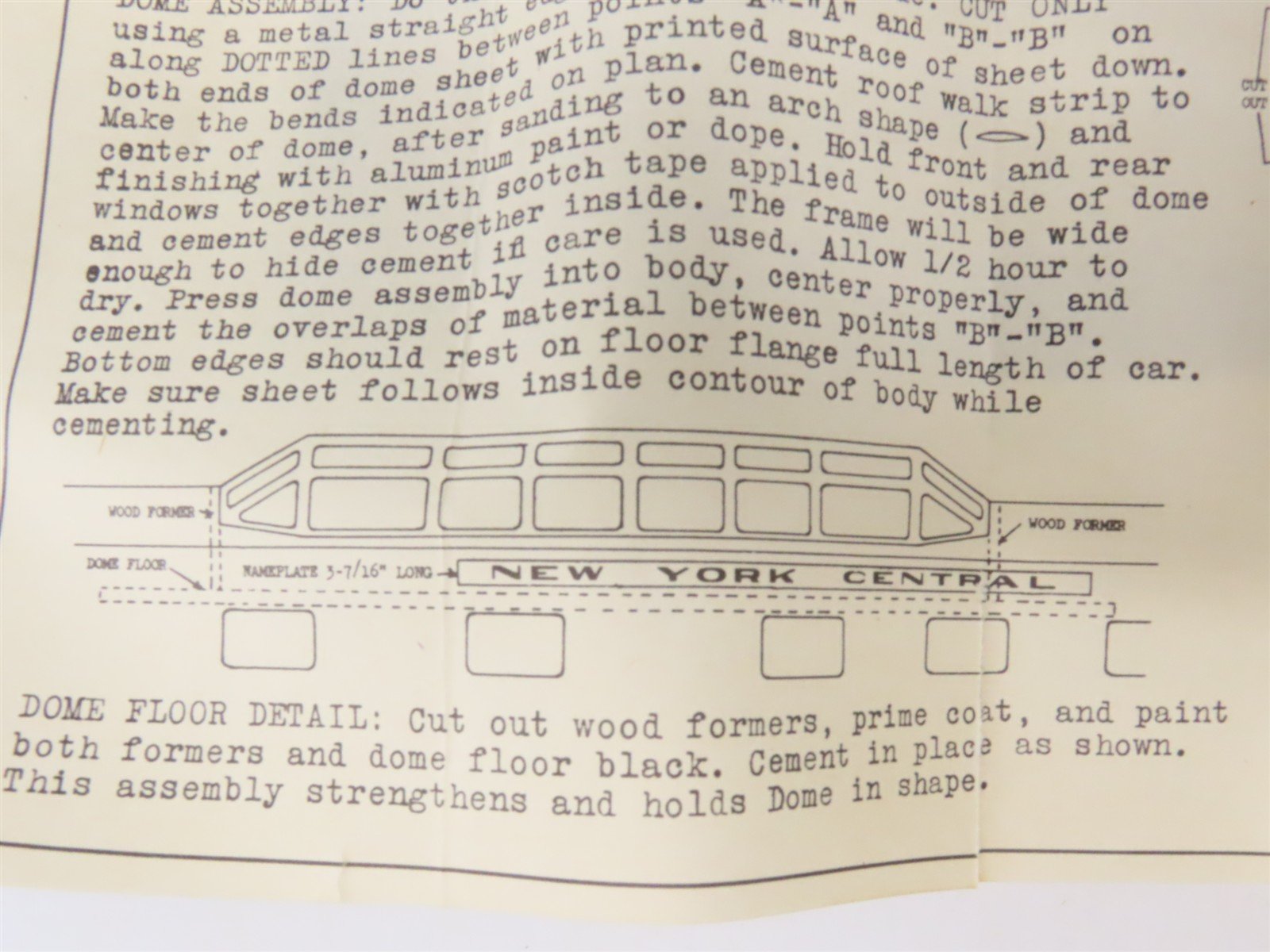 HO Scale Kasiner Hobbies Kit #22 Undecorated NYC Astradome Passenger + Trucks