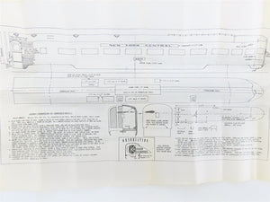 HO Scale Kasiner Hobbies Kit Undecorated NYC Observation Passenger Car