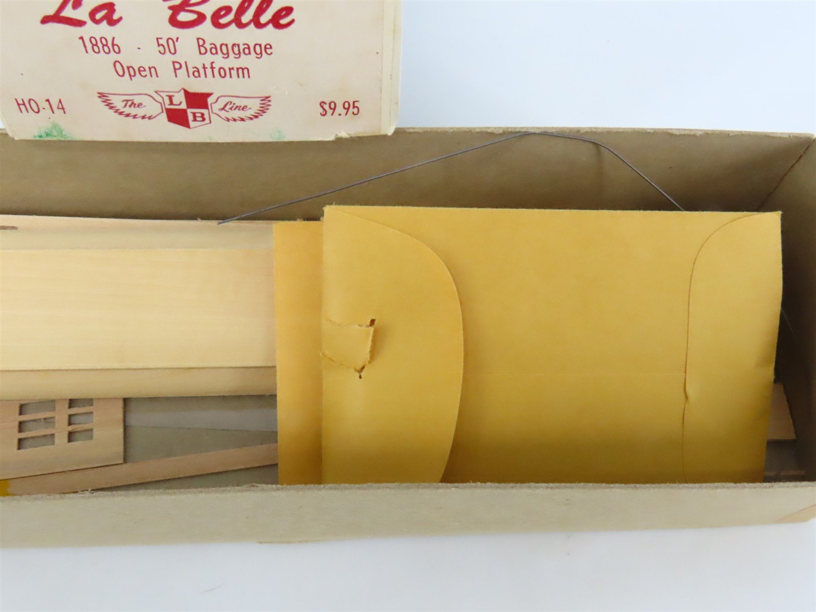 HO LaBelle Craftsman Kit #HO-14 Undecorated 50' Open Platform Baggage Passenger