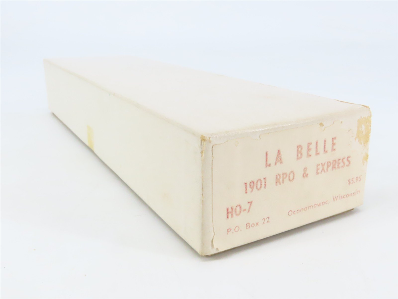HO Scale LaBelle Craftsman Kit #HO-7 Undecorated 1901 RPO/Express Passenger Car