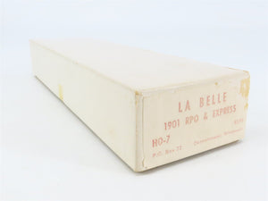 HO Scale LaBelle Craftsman Kit #HO-7 Undecorated 1901 RPO/Express Passenger Car