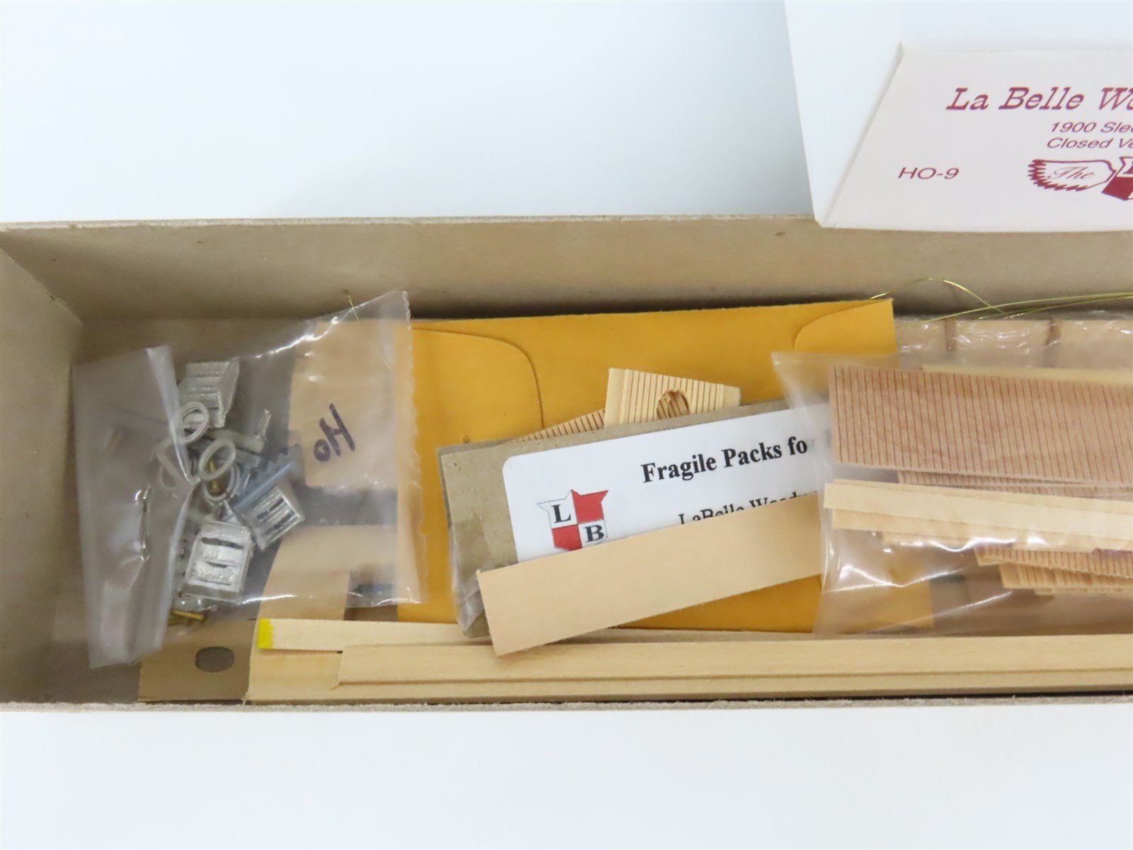 HO Scale LaBelle Craftsman Kit #HO-9 Undecorated 1900 Sleeper Passenger Car