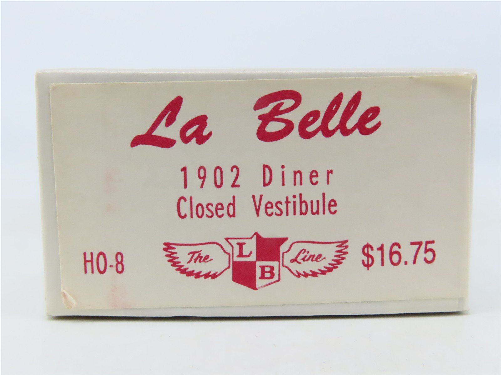 HO LaBelle Craftsman Kit #HO-8 Undecorated 1902 Closed Vestibule Diner Passenger