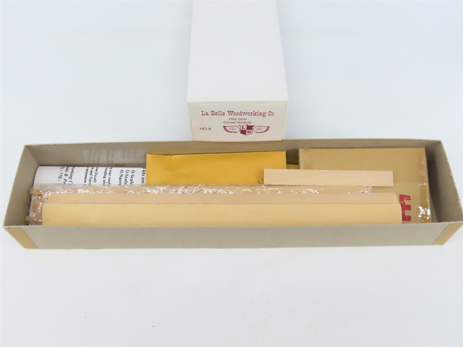 HO LaBelle Craftsman Kit #HO-8 Undecorated 1902 Closed Vestibule Diner Passenger