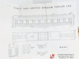 HO LaBelle Craftsman Kit HO-5 Undecorated 1900 Closed Vestibule Parlor Passenger