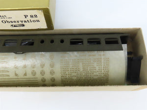 HO Scale Roundhouse Pullman Palace Kit P82 Undecorated Observation Passenger Car