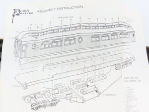 HO Scale Roundhouse Pullman Palace Kit P84 Undecorated Diner Passenger Car