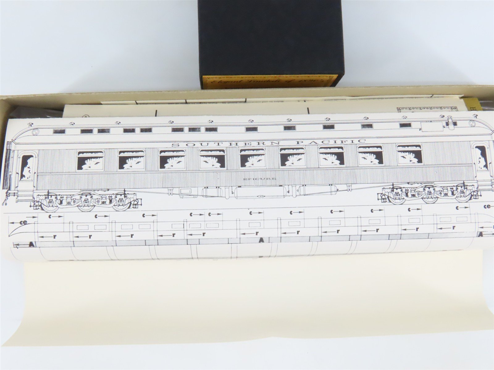 HO Scale Westwood Craftsman Kit #104 Undecorated Sunset Limited Diner Passenger