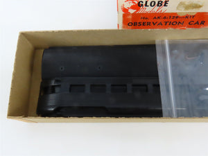 HO Scale Globe Models Kit #AK-6:129 Undecorated Observation Passenger Car