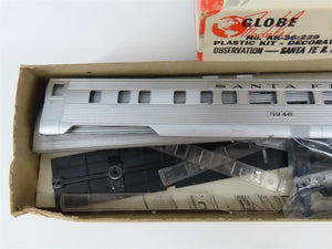 HO Scale Globe Models Kit #AK-36:229 ATSF Santa Fe Observation Passenger #3246