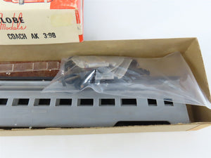 HO Scale Globe Models Kit #AK-3:98 Undecorated Coach Passenger Car