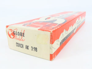 HO Scale Globe Models Kit #AK-3:98 Undecorated Coach Passenger Car