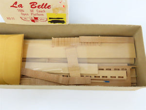 HO LaBelle Craftsman Kit #HO-11 Undecorated 50' Open Platform Coach Passenger