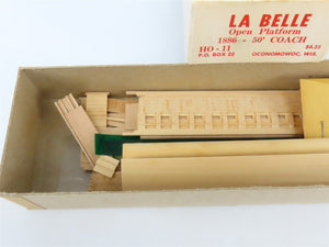 HO LaBelle Craftsman Kit #HO-11 Undecorated 50' Open Platform Coach Passenger
