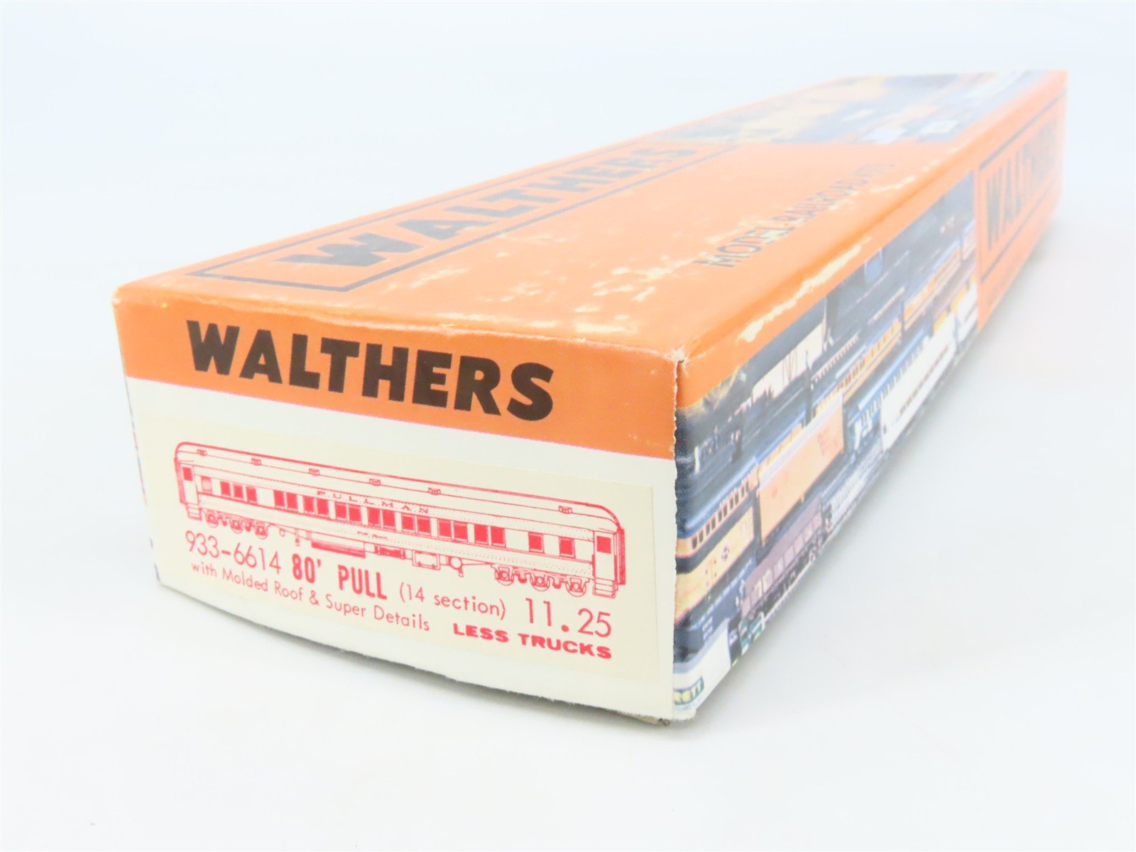 HO Scale Walthers Kit #933-6614 Undecorated 80' Pullman 14-Section Passenger Car
