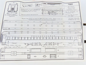 HO Scale Walthers Kit #933-6682 Undecorated 80' Coach Passenger Car