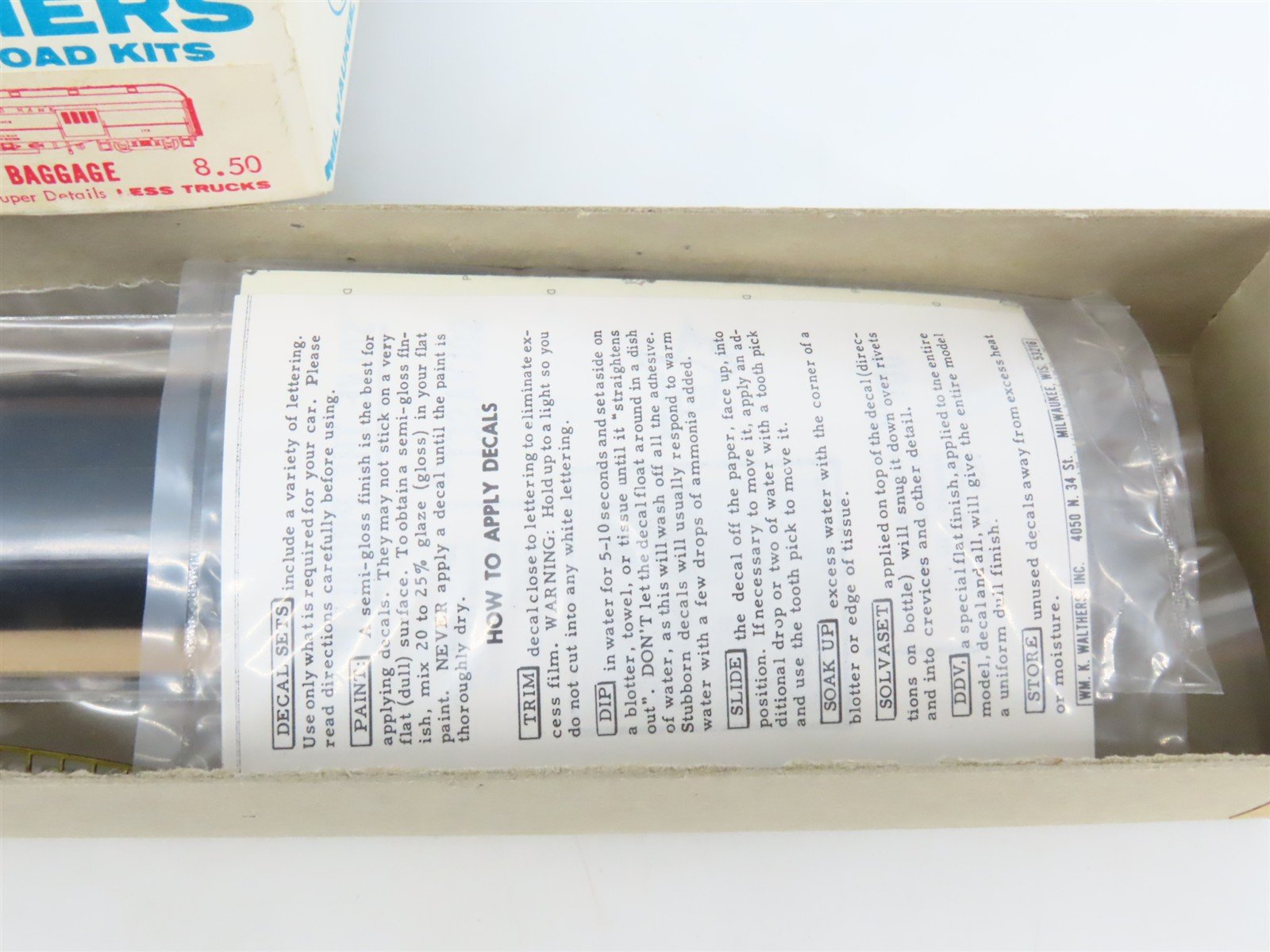 HO Scale Walthers Kit #933-6622 Undecorated 60' Baggage Passenger Car