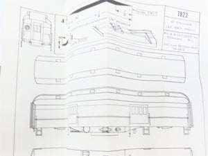 HO Scale Walthers Kit #933-6622 Undecorated 60' Baggage Passenger Car