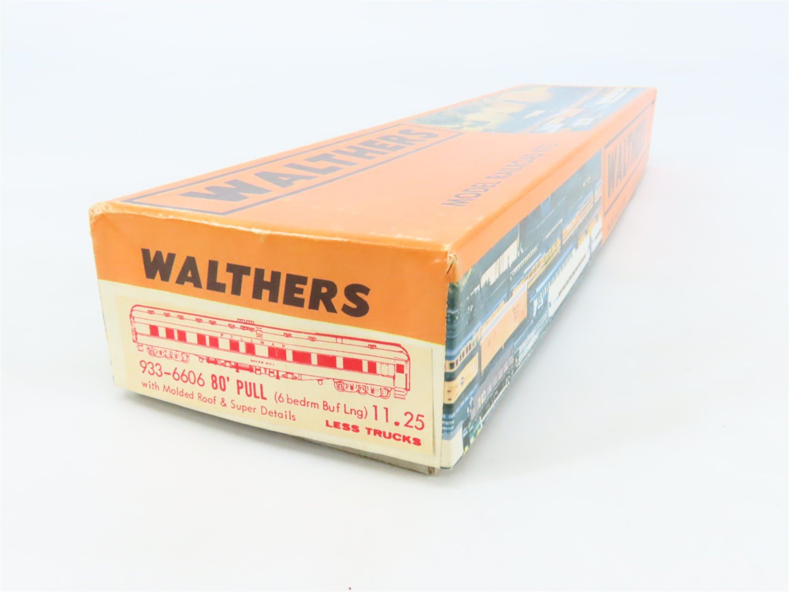 HO Walthers Kit 933-6606 Undecorated 80' Pullman Sleeper/Buffet/Lounge Passenger