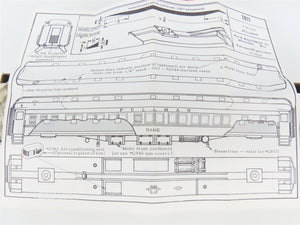 HO Scale Walthers Kit #933-6611 Undecorated 80' Pullman 8-Section Passenger Car