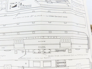 HO Scale Walthers Kit #7820 Undecorated 70' Baggage Passenger Car