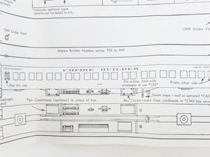 HO Walthers Kit #7878 Undecorated GN 