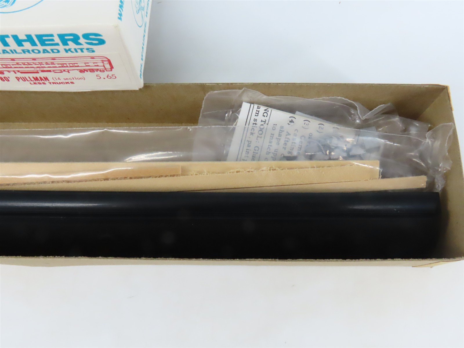 HO Scale Walthers Kit #7814 Undecorated 80' Pullman 14-Section Passenger Car
