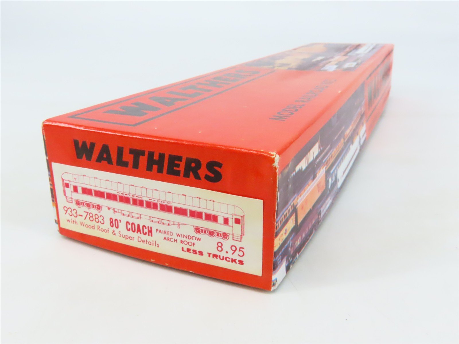HO Scale Walthers Kit #933-7883 Undecorated 80' Paired-Window Coach Passenger
