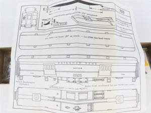 HO Scale Walthers Kit #6620 Undecorated 70' Baggage Passenger Car