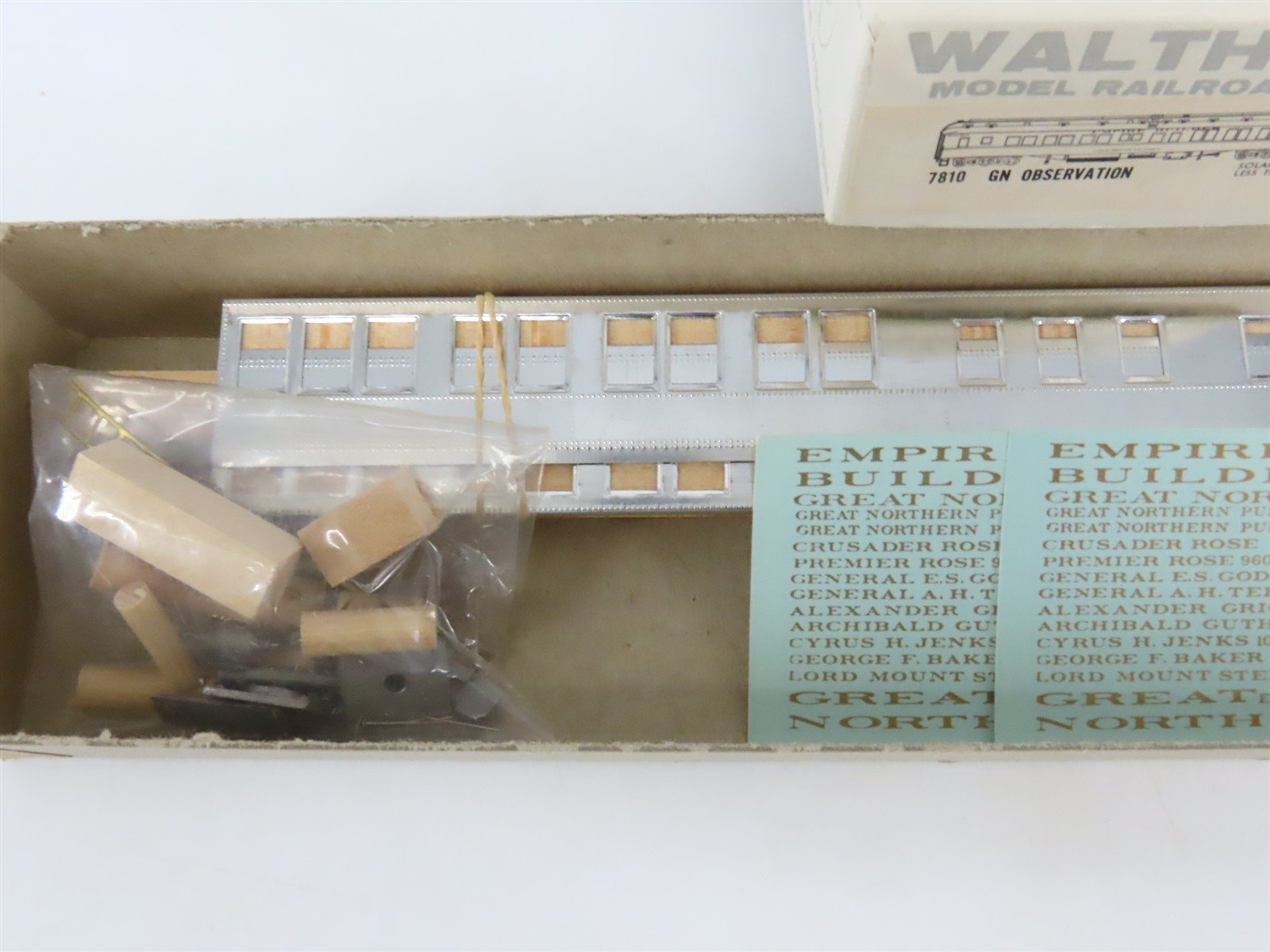 HO Scale Walthers Kit 7810 Undecorated GN 