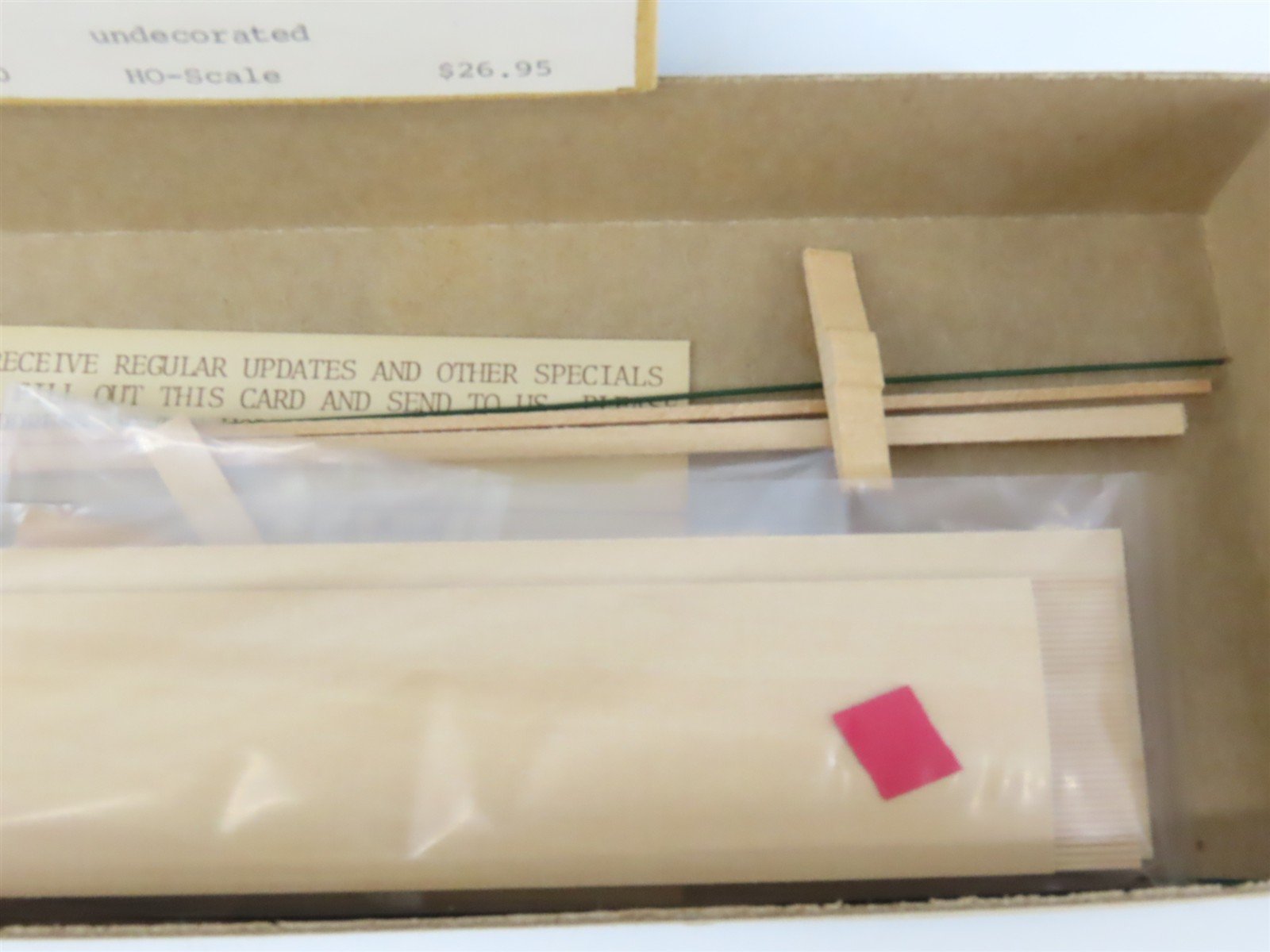 HO Scale Gloor-Craft Craftsman Kit #370 Undecorated 55' Payroll Passenger Car