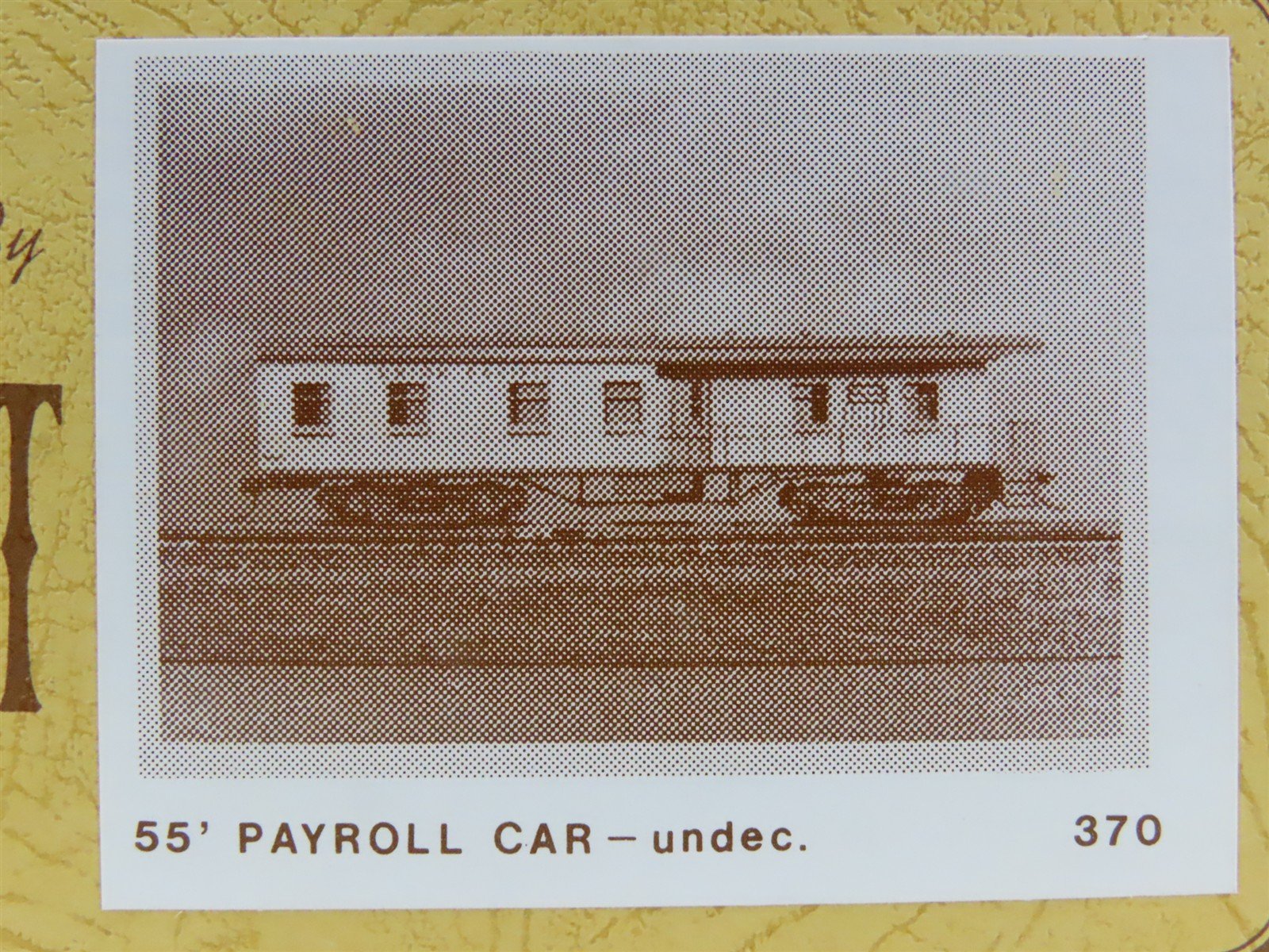 HO Scale Gloor-Craft Craftsman Kit #370 Undecorated 55' Payroll Passenger Car