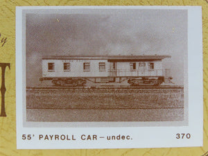 HO Scale Gloor-Craft Craftsman Kit #370 Undecorated 55' Payroll Passenger Car